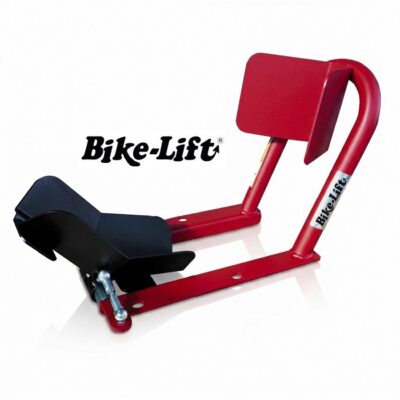 Mordaza de transporte Bike-Lift W-38C con ajuste automático para fijación en furgonetas con raíles y remolques.