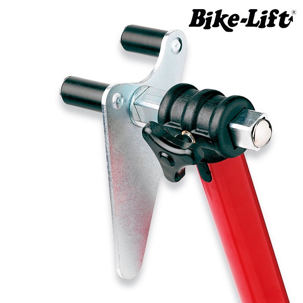 juego-anclajes-sar-10-rodillo-pivotante-caballete-fs10-bike-lift Juego de adaptadores de rodillo pivotantes SAR-10 de Bike-Lift para elevar horquillas sin orificios en caballete FS10.