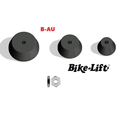 Kit de conos adaptadores universales Bike-Lift para equilibradoras manuales de neumáticos de moto.