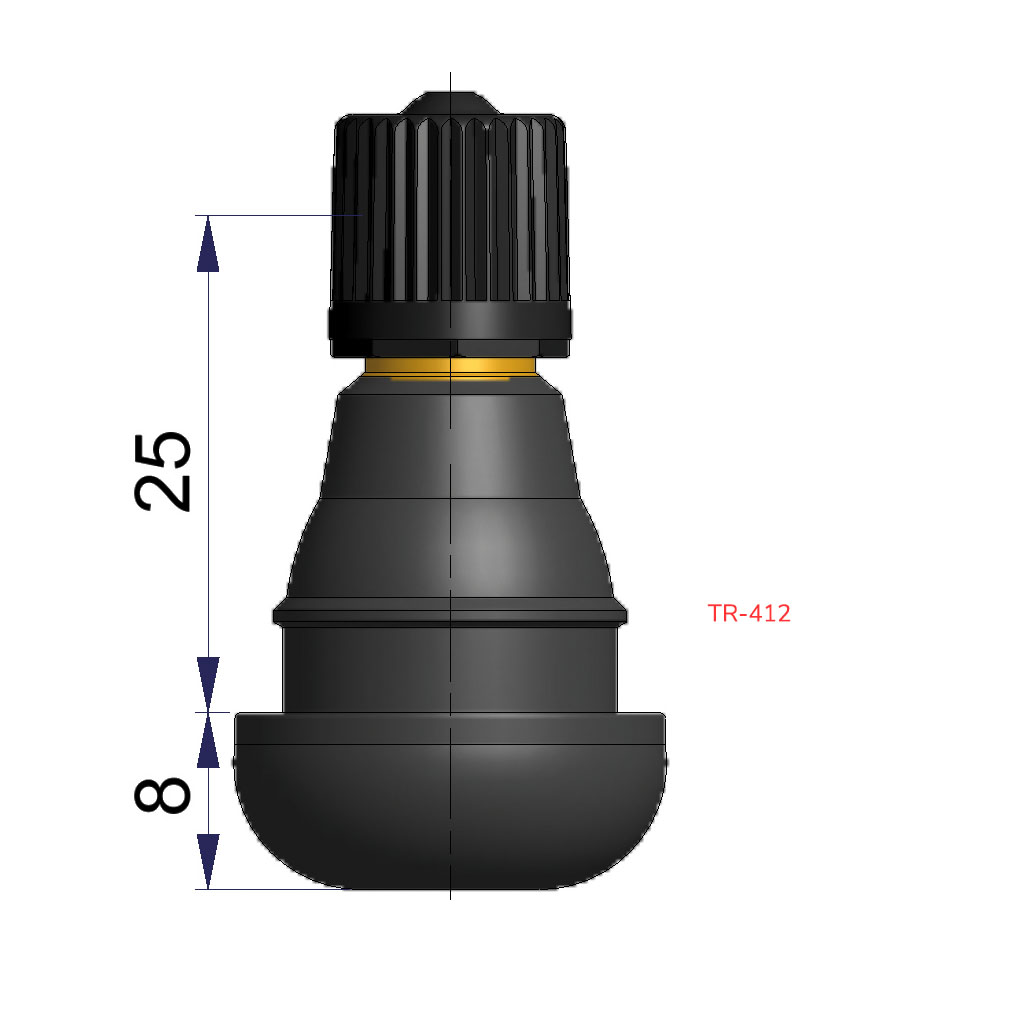 Válvulas de neumático tubeless codo VR50 de Latón – MoovMoov