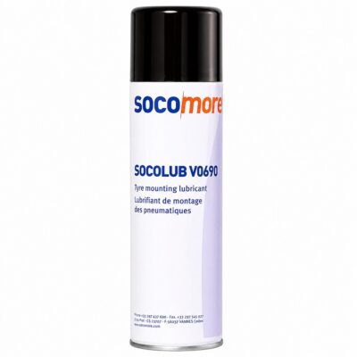 Aerosol de lubricante para montaje y desmontaje de neumáticos SOCOLUB V0690 de 400 ml.
