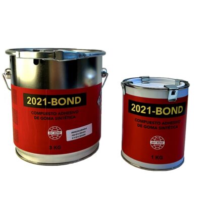 Cemento vulcanizante 2021 BOND eco: compuesto adhesivo de goma sintética especial para vulcanización en frío. Indispensable el uso del endurecedor.