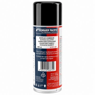 Aerosol limpiador BUFFER de 400 ml para preparación de neumáticos y desengrasado de llantas.