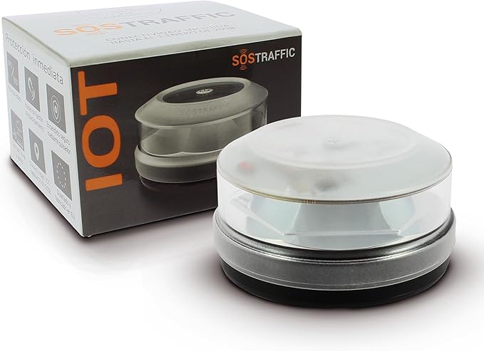 Baliza de emergencia V16 geolocalizada Disprone homologada y conectada a DGT 3.0