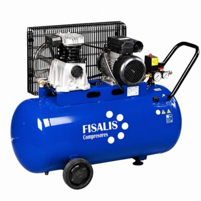 Compresor de pistón competitivo CCM-3100 de 90 litros y 3 CV para trabajos fuera del taller.