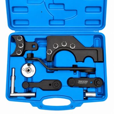 Maletín de herramientas de calado para motores diésel Volkswagen 2.5 y 4.9 TDI PD con sistema de engranajes.