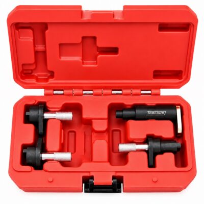 Kit de calado profesional para motores de gasolina VAG 1.2 de 3 cilindros con distribución por cadena.