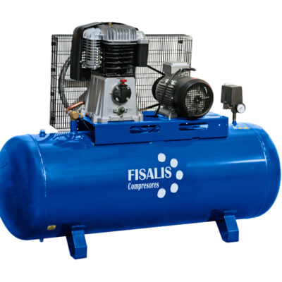 Compresor de pistón de gran caudal QCT-5300 PLUS de 270 litros y 5.5 CV trifásico.
