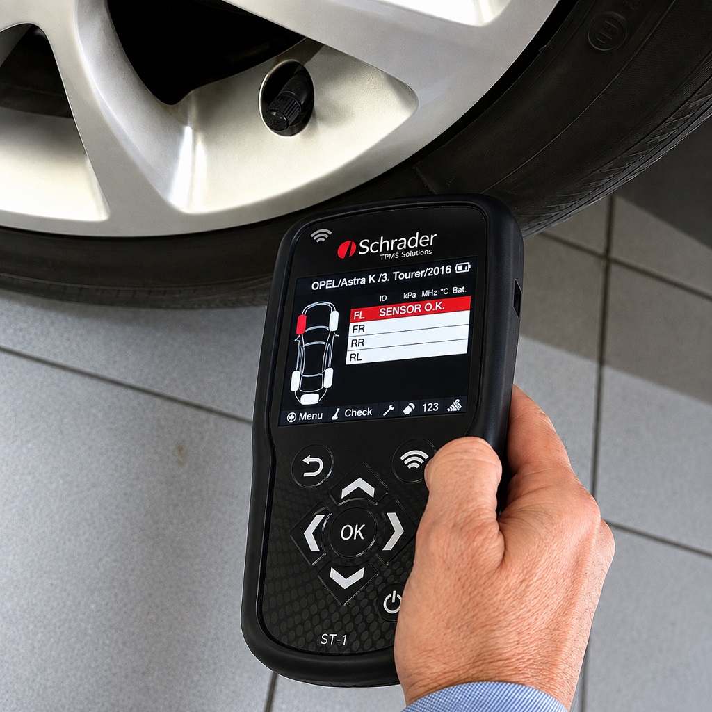 Lectura de sensores TPMS estropeados en Opel astra K del año 2016