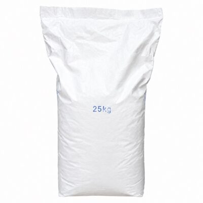 Saco de 25 kg de microesferas de vidrio de 150-250 micras para limpieza y satinado en cabina chorreadora.