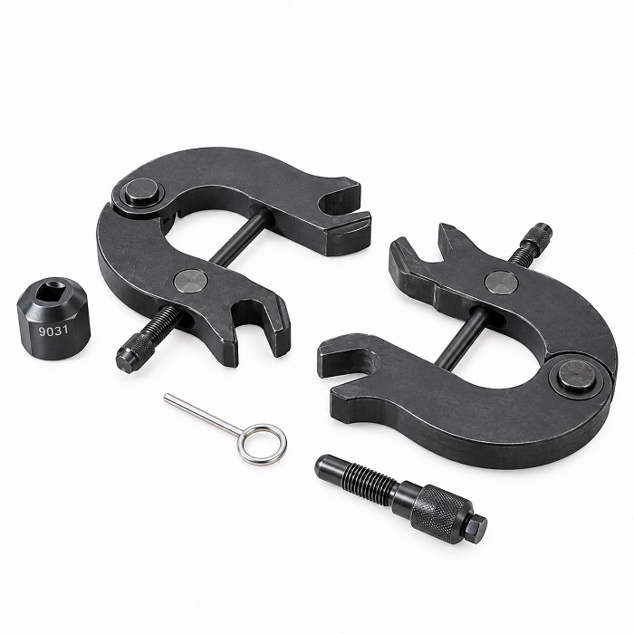 kit-calado-distribucion-audi-3-0-v6-asn-bbj Herramientas de calado de distribución por correa para motor Audi 3.0 V6 30V con códigos ASN y BBJ.