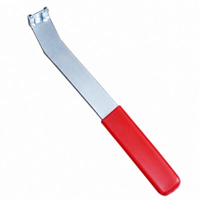 Llave acodada a 150 grados y 250 mm de longitud para tensores de correa en motores VAG 2.0 FSI con pines de 3 mm.